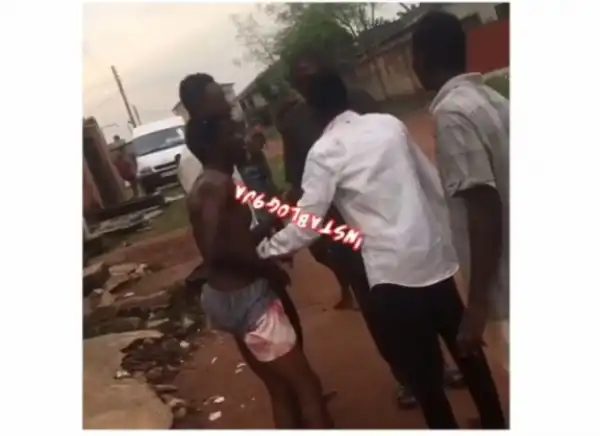 Man Returns Home To Meet His Friend In Boxers With Only His Girlfriend Around (Video)